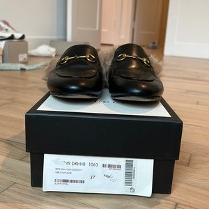 Gucci Princetown Mules with fur, size 37